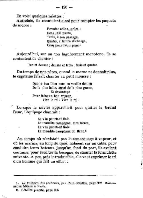 Partition - La v'là pourtant finie