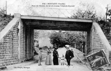 Iconographie - Pont du Chemin de Fer et Avenue Villebois-Mareuil