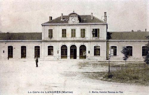 Iconographie - La gare de Langres