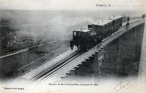 Iconographie - Chemin de fer à crémaillère inauguré en 1887