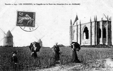 Iconographie - La chapelle sur le Mont des Alouettes (300m)