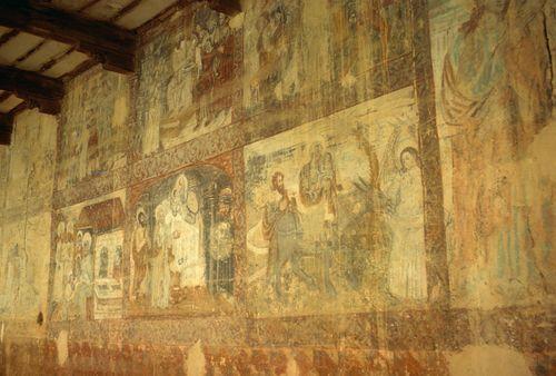 Iconographie - Alquézar - Aragon - fresque du Cloître