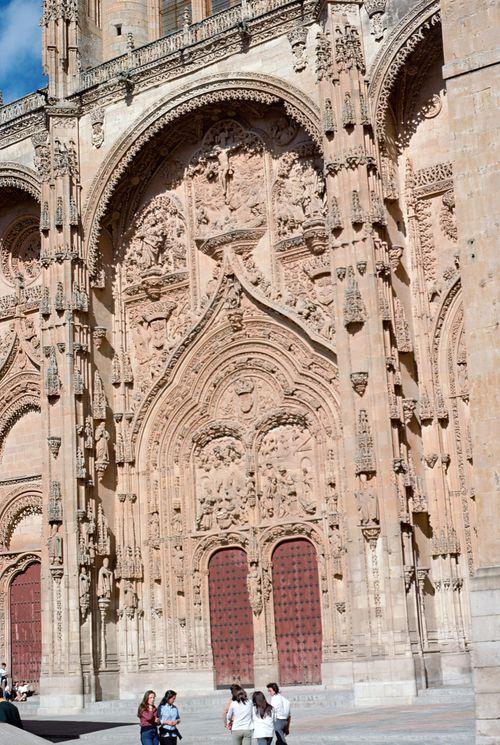 Iconographie - Salamanque - Cathédrale portail ouest