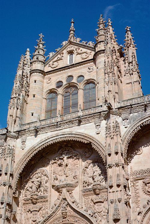 Iconographie - Salamanque - Cathédral nueva portail ouest