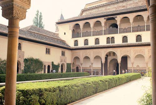 Iconographie - Grenade - Alhambra - Cour des Myrtes