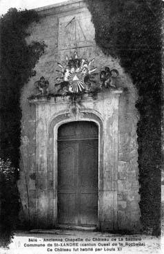 Iconographie - Ancienne chapelle du château de la Sauzais