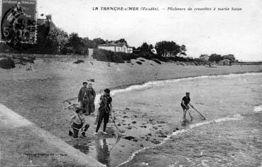 Iconographie - Pêcheurs de crevettes à marée basse