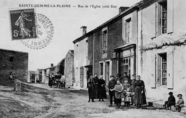 Iconographie - Rue de l'Eglise (côté Est)