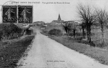 Iconographie - Vue générale de la route de Grues