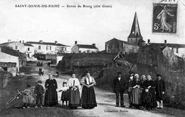 Iconographie - Entrée du Bourg (côté Grues)