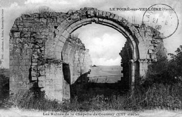 Iconographie - Les ruines de la Chapelle de Coussay (XIIIe siècle)