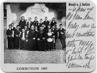 Iconographie - Communion 1907