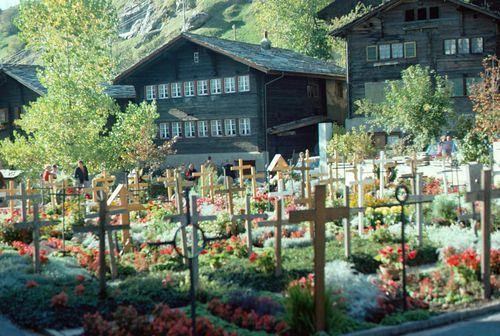 Iconographie - Ausserberg - Valais - Suisse - Cimetière