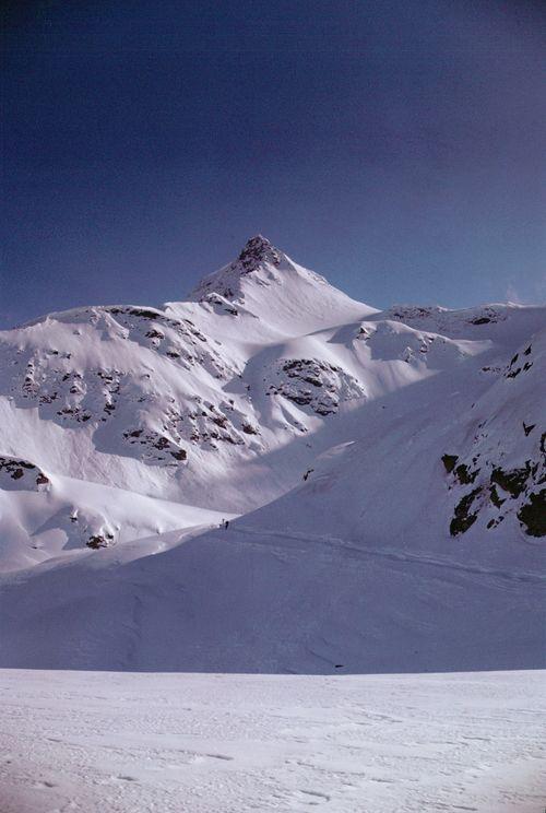 Iconographie - Ponturina - Descente de la Diavolezza - suisse