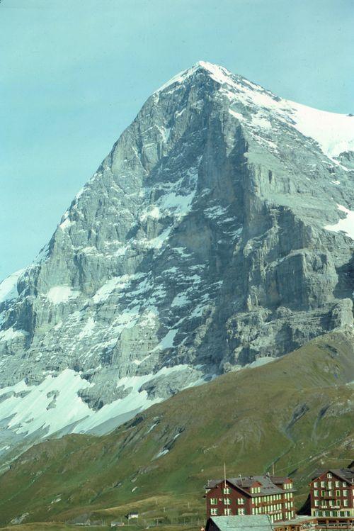 Iconographie - Eiger - vu de la Pointe Scheidegg - Suisse