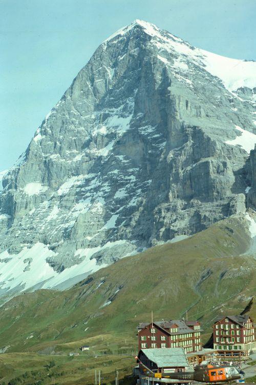 Iconographie - Eiger - vu de la Pointe Scheidegg - Suisse