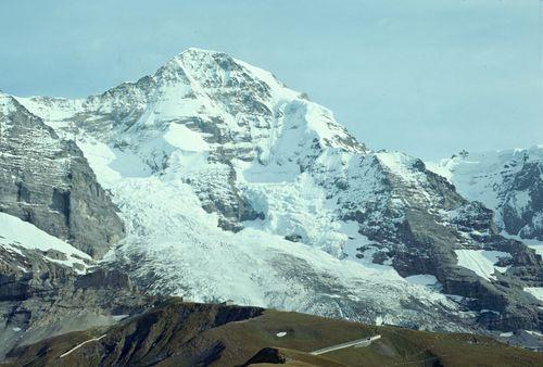 Iconographie - le Monch vu de la pointe Scheidegg