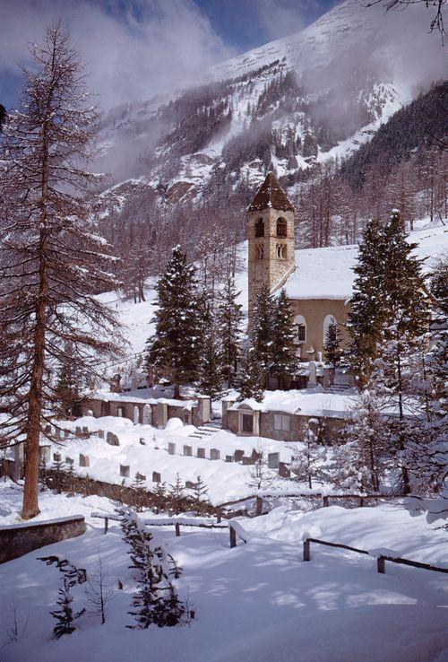 Iconographie - Pontresina - Chapelle Santa Maria - Suisse