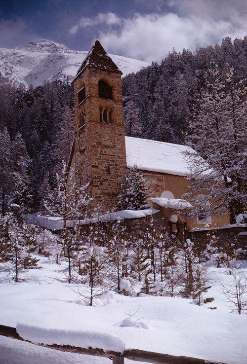 Iconographie - Pontresina - Chapelle Santa Maria - Suisse