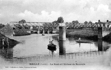 Iconographie - Le pont et l'écluse de Bazouin