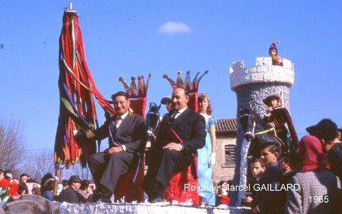 Iconographie - Le char du roi en 1965