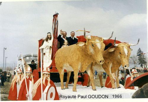 Iconographie - Le char du roi en 1966