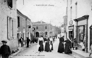 Iconographie - Ambiance de rue devant chez le tailleur