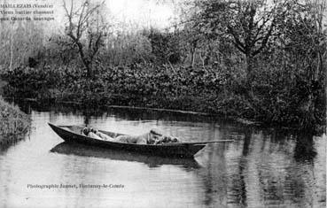 Iconographie - Vieux huttier chassant aux canards sauvages