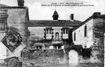 Iconographie - Maison qui fut le quartier de Charette pendant les guerres de Vendée