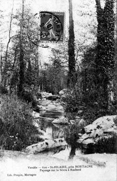 Iconographie - Paysage sur la Sèvre à Rochard