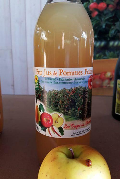 Iconographie - Jus de pommes et poires aux vergers de la Malverne