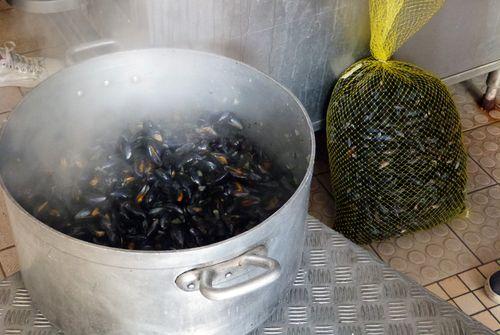 Iconographie - Fête de la Saint-Jean - La cuisson des moules