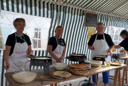 Iconographie - Fête de la Saint-Jean - La fabrication des crêpes