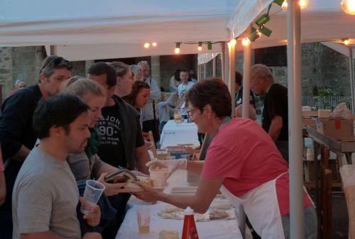 Iconographie - Fête de la Saint-Jean - Préparation des repas