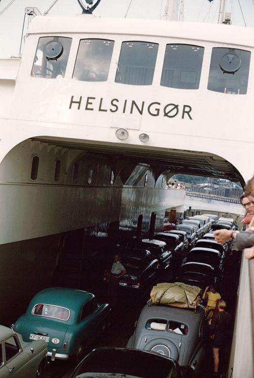 Iconographie - Elseneur Arrivée par le ferry Danemark