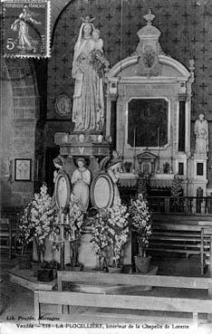 Iconographie - Intérieur de la chapelle de Lorette