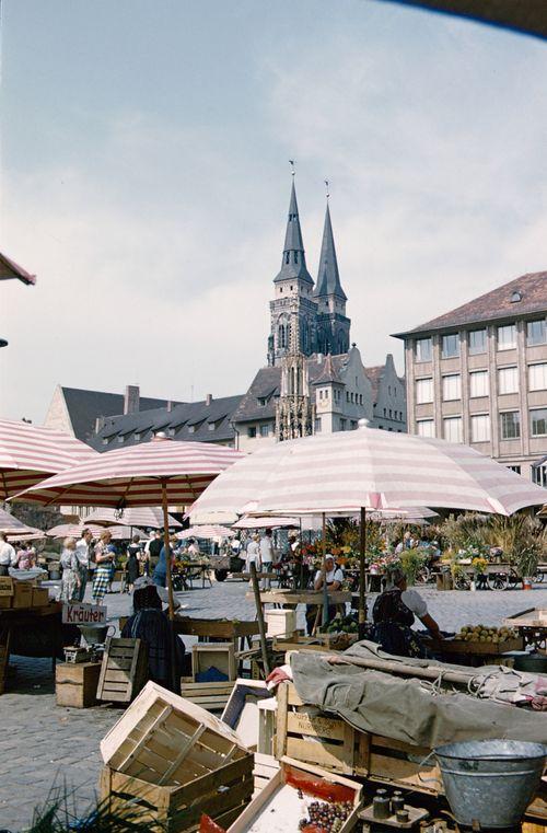 Iconographie - Nuremberg Marché