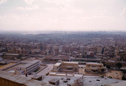 Iconographie - Le Caire et Gizeh vue de la Citadelle