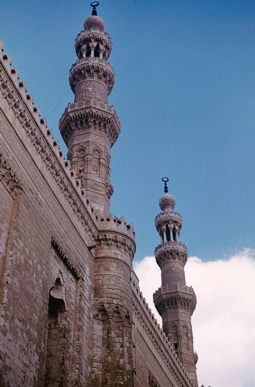 Iconographie - Minaret de la mosquée Al-Azhar - Le Caire