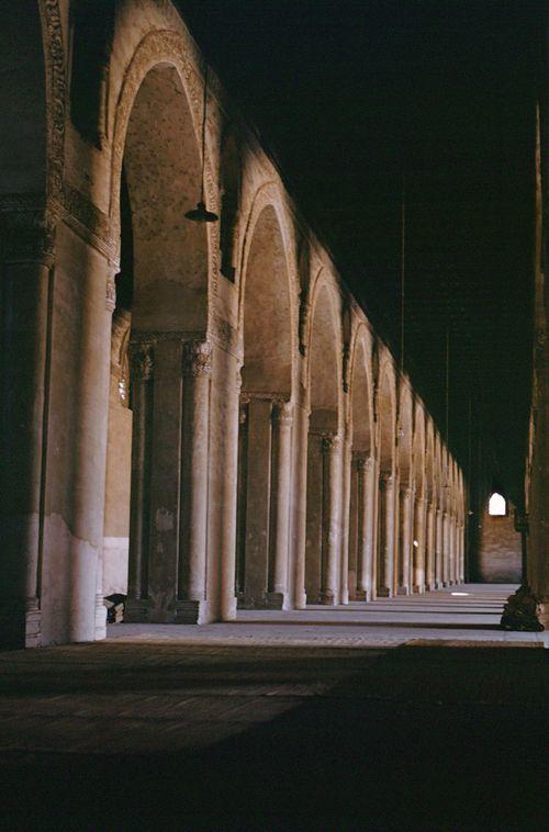 Iconographie - arcades de la masquée Al-Azhar - Le Caire