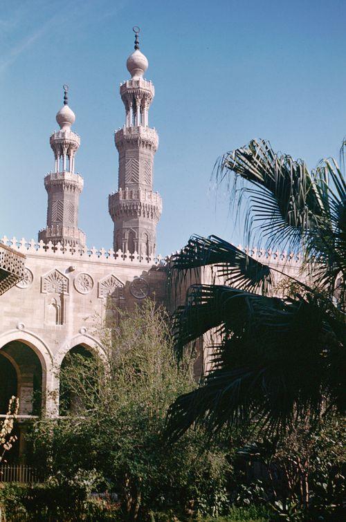 Iconographie - Minaret de la mosquée Al-Azhar - Le Caire