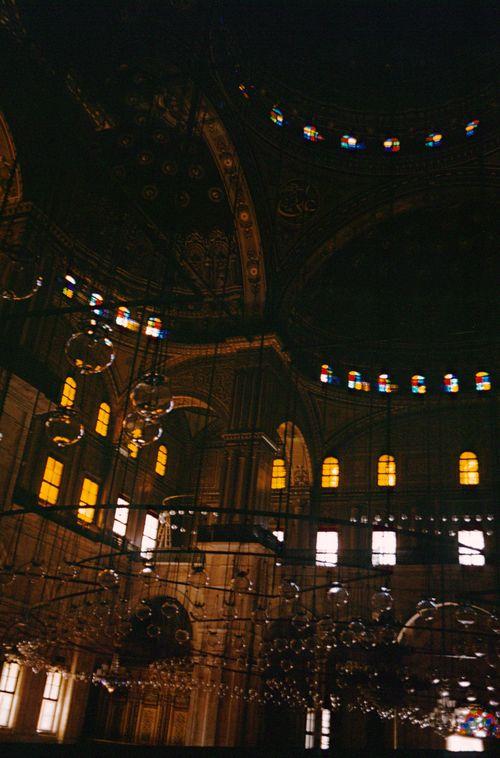 Iconographie - Intérieur de la mosquée Mohamed Ali - Le Caire