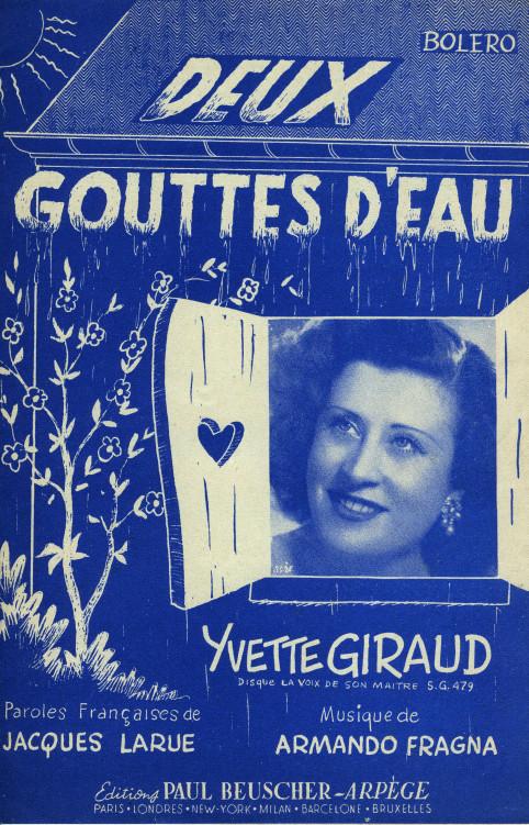 Partition - Deux gouttes d'eau