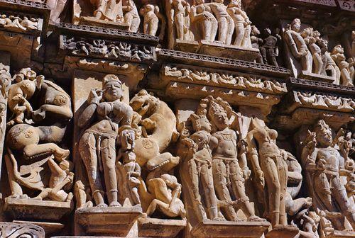 Iconographie - Temples de khajuraho Etat de Madhya Pradesh