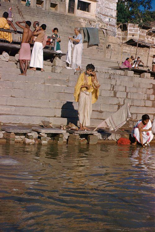 Iconographie - Uttar Pradesh Inde, Varanasi (Bénares) Gange