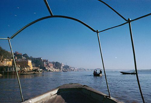 Iconographie - Uttar Pradesh Inde, Varanasi (Bénares) Gange