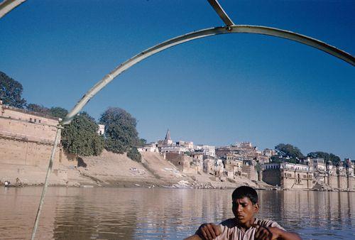 Iconographie - Uttar Pradesh Inde, Varanasi (Bénares) Gange