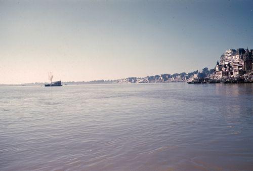 Iconographie - Uttar Pradesh Inde, Varanasi (Bénares) Gange