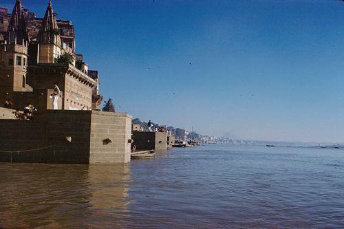 Iconographie - Uttar Pradesh Inde, Varanasi (Bénares) Gange