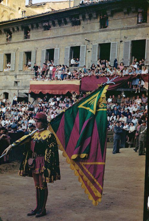 Iconographie - Visite de Rome, fête du Paglio